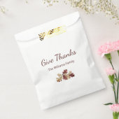 Thanksgiving Geef Bedankt Herfst Foliage Herfst Bedankzakje (Gezegeld)