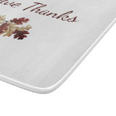 Thanksgiving Geef Bedankt Herfst Herfst Foliage Snijplank (Hoek)
