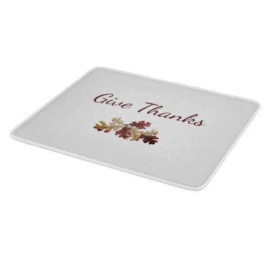 Thanksgiving Geef Bedankt Herfst Herfst Foliage Snijplank (Hoek)