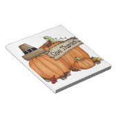 Thanksgiving Geef Bedankt Notitieblok (Schuin)