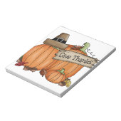 Thanksgiving Geef Bedankt Notitieblok (Linkerzijde)