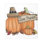 Thanksgiving Geef Bedankt Notitieblok (Voorkant)