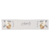 Thanksgiving "Geef Bedankt" Pompoen Dankbaar Korte Tafelloper (Horizontaal)