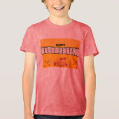 Thanksgiving (geel) Classic Print Tshirts (Voorkant)