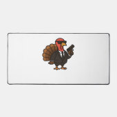 Thanksgiving geheim agent Turkije Classic T-shirt Bureaumat (Voorkant)