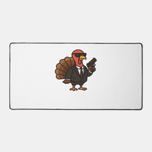 Thanksgiving geheim agent Turkije Classic T-shirt Bureaumat (Voorkant)