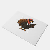Thanksgiving geheim agent Turkije Classic T-shirt Deurmat (Schuin)
