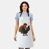 Thanksgiving geheim agent Turkije Classic T-shirt Schort (Gedragen)