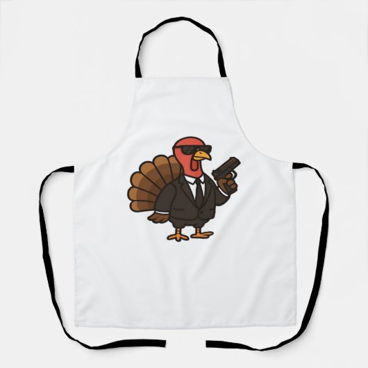 Thanksgiving geheim agent Turkije Classic T-shirt Schort (Voorkant)