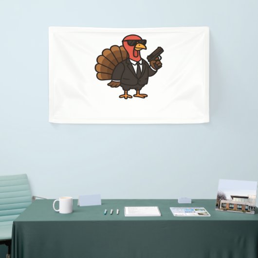 Thanksgiving geheim agent Turkije Classic T-shirt Spandoek (Beurs)