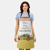 Thanksgiving geïnspireerd all-over print Schort (Gedragen)