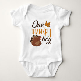 Thanksgiving geïnspireerde typografie romper