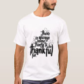 Thanksgiving geïnspireerde typografie t-shirt (Voorkant)