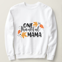 Thanksgiving geïnspireerde typografie trui