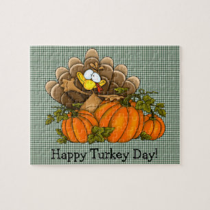 Thanksgiving Gekke Turkije Puzzle Legpuzzel