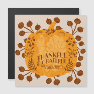 Thanksgiving Gelukkig Turkije Pumpkin Greenery