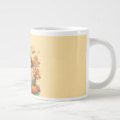 Thanksgiving gelukzaligheid en het land thuis grote koffiekop (Rechts)