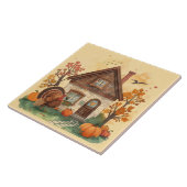 Thanksgiving gelukzaligheid en het land thuis tegeltje (Zijkant)