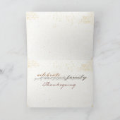 Thanksgiving Gepersonaliseerde Kaart (Binnen)