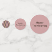 Thanksgiving Geplucst Turkije Gepersonaliseerd Confetti (Voorkanten)