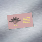 Thanksgiving geplukt Turkije Custom Visitekaartjes Magnetisch Visitekaartje (Voorbeeld)
