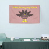 Thanksgiving Geplukte Kalkoen Persoonlijke Banner (Beurs)