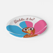 Thanksgiving Geslacht onthullen Papieren Bordje (Gekanteld)