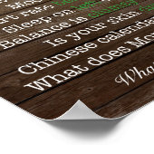 Thanksgiving Geslacht onthullen Poster oude vrouwe (Hoek)