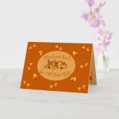 Thanksgiving gevouwen Folie Wenskaart (Orchidee)