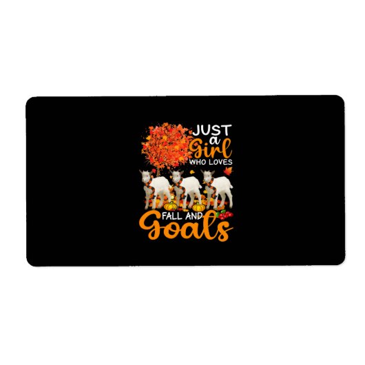 Thanksgiving gewoon een meisje dat van Herfst en g Etiket (Voorkant)