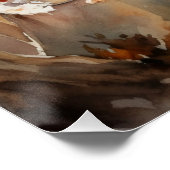 Thanksgiving - Gewoon gezegend Perfect Poster (Hoek)