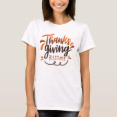 Thanksgiving gezegend - Thanksgiving Day Gift T-shirt (Voorkant)