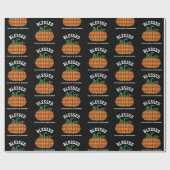 Thanksgiving GEZEGENDE Plaid Pumpkin Herfst Cadeaupapier (Vlak)