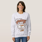 Thanksgiving Giet wat jus op me sweatshirt (Voorkant volledig)