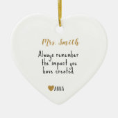 Thanksgiving Gift 2024 - Personalized Keepsake Keramisch Ornament (Voorkant)