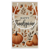 Thanksgiving Gift Bag - Small Klein Cadeauzakje (Achterkant)