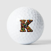Thanksgiving gift for letter k golfballen (Voorkant)