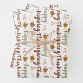 Thanksgiving Gift Wrap – Celebrate in Style Inpakpapier Vel (In situ)