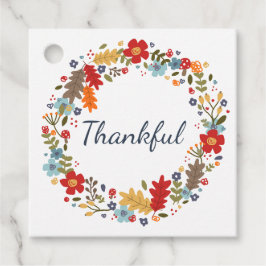 Thanksgiving Gift Wrapping Herfst krans Dankbaar Bedankjes Labels