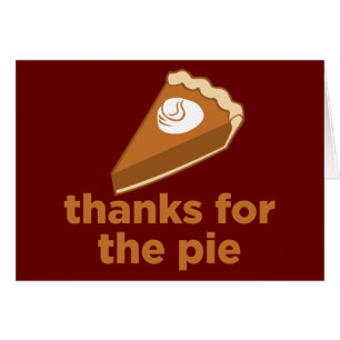 Thanksgiving+gifts Bedankt voor het Pie