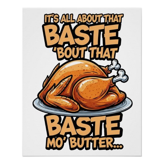 Thanksgiving Glanzende Poster (Voorkant)