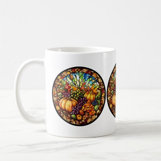 Thanksgiving Glas in lood Mok (Links)