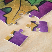 Thanksgiving Glas in lood Sierkussen Legpuzzel (Zijkant)