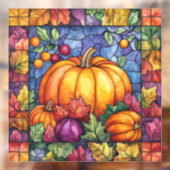 Thanksgiving Glas in lood Window Cling Raamsticker (Vel 2)