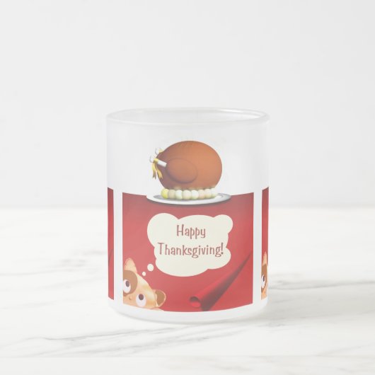 Thanksgiving GlasMok Matglas Koffiemok (Center)