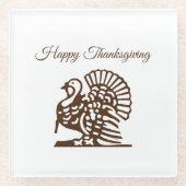 Thanksgiving Glazen Onderzetter (Voorkant)