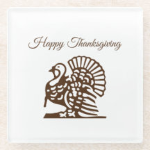 Thanksgiving Glazen Onderzetter