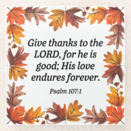 Thanksgiving Glazen Onderzetter