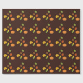 Thanksgiving Glitter Cadeaupapier (Vlak)