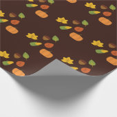 Thanksgiving Glitter Cadeaupapier (Hoek)